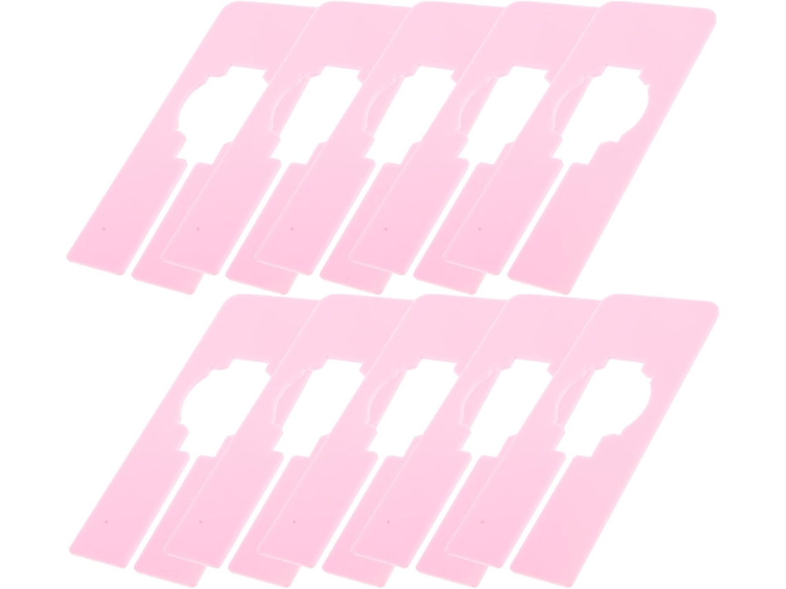Juego de 10 separadores de ropa de plástico, duraderos, resistentes a roturas y al desgaste, ideales para guardar abrigos y vestidos - GOKOCO