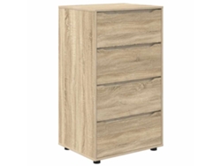 Juego de gabinetes de almacenamiento de 2 piezas, roble Sonoma, EXCLUSIVO DE MAISON
