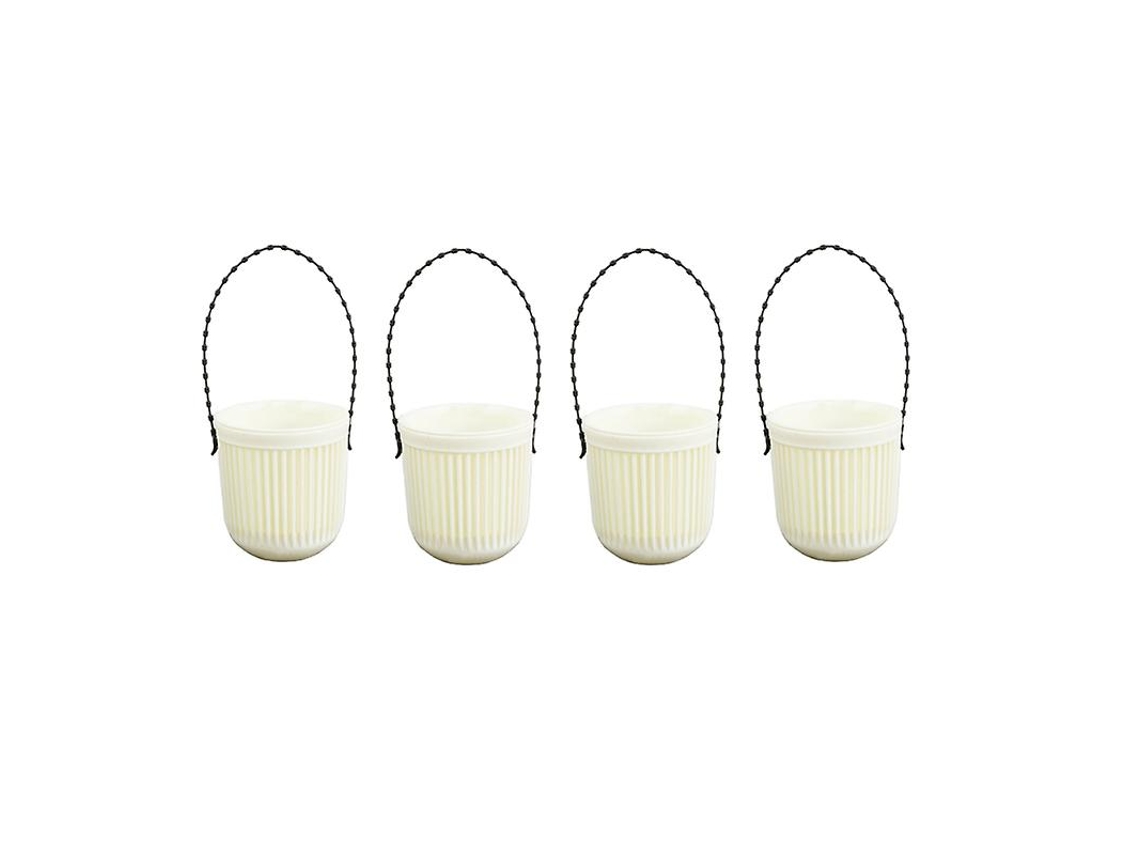 4 piezas macetero de cactus colgante ALLINLESS