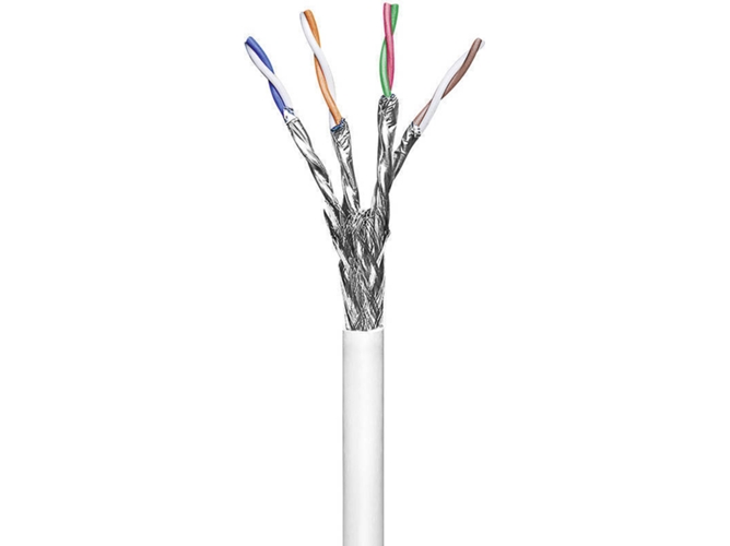 Cable de Red GOOBAY (RJ45 - Blanco)