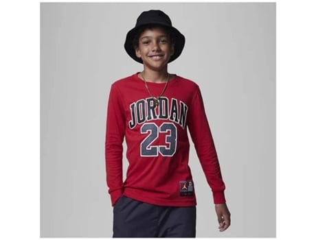 Camiseta de Niños JORDAN Corta Rojo (L)