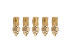 5 Boquillas Extrusoras Para Impresora 3d, Latón, M6 1,75 Mm 0,6 Mm Para Extremo 5 S1 Extremo 7