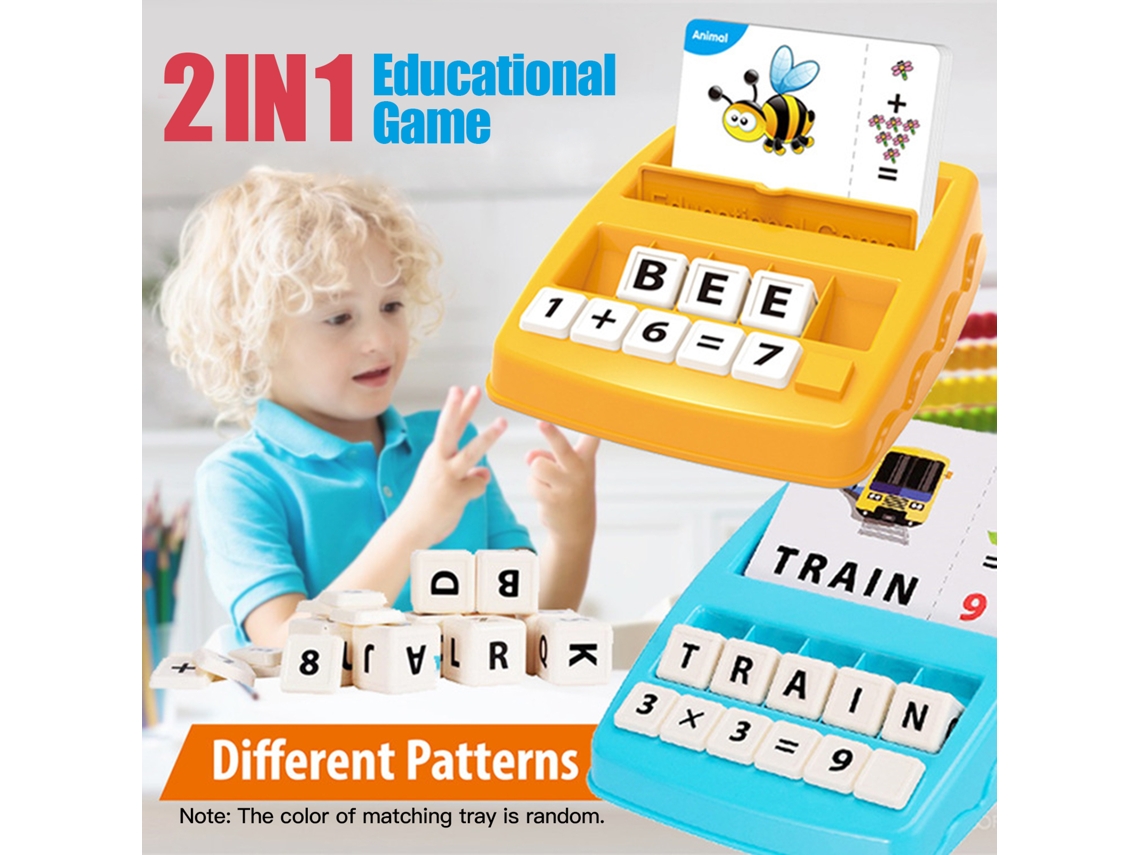 Jogo educativo 2 em 1: Letras e Números para crianças de 3 a 6 anos | S/BRAND