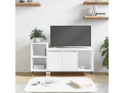 Mueble Para Tv | Armario Para Tv | Gabinete De Tv Madera Contrachapada Blanco 100x35x55 Cm