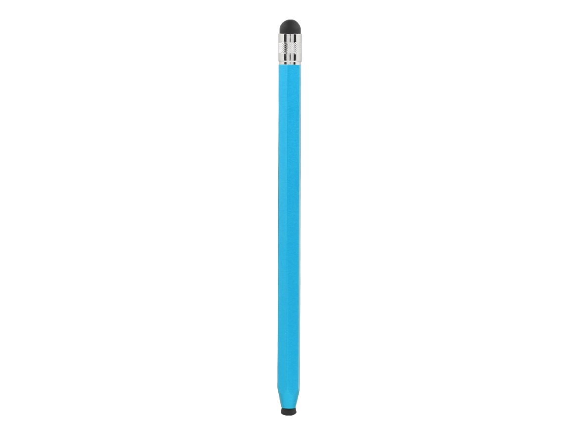 Lápiz capacitivo táctil hexagonal, color azul claro y dorado (varios colores)
