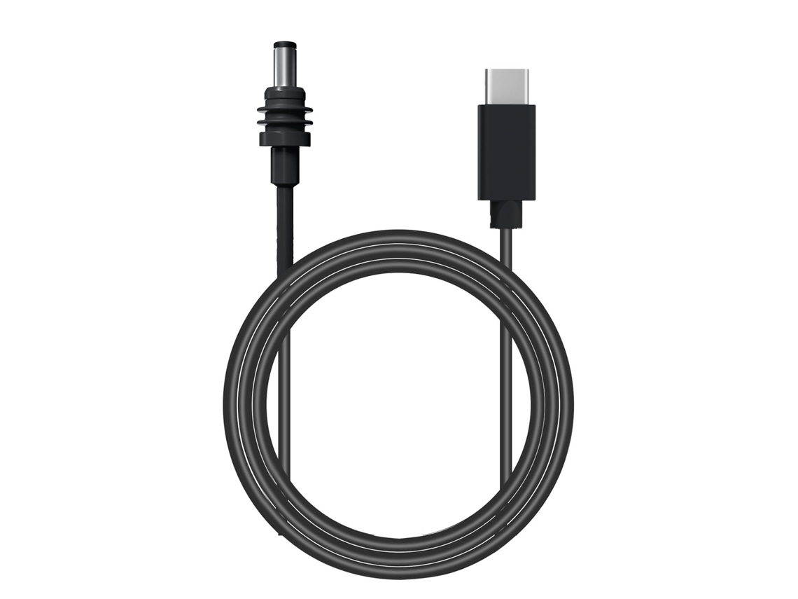 Cable de alimentación de CC rectangular para satélite USB C a CC 100 W 2 m Reemplazo 65 W PD