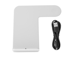 Cargador inalámbrico vertical 2 en 1 EOOCOO para teléfono y reloj (10 W de carga rápida)