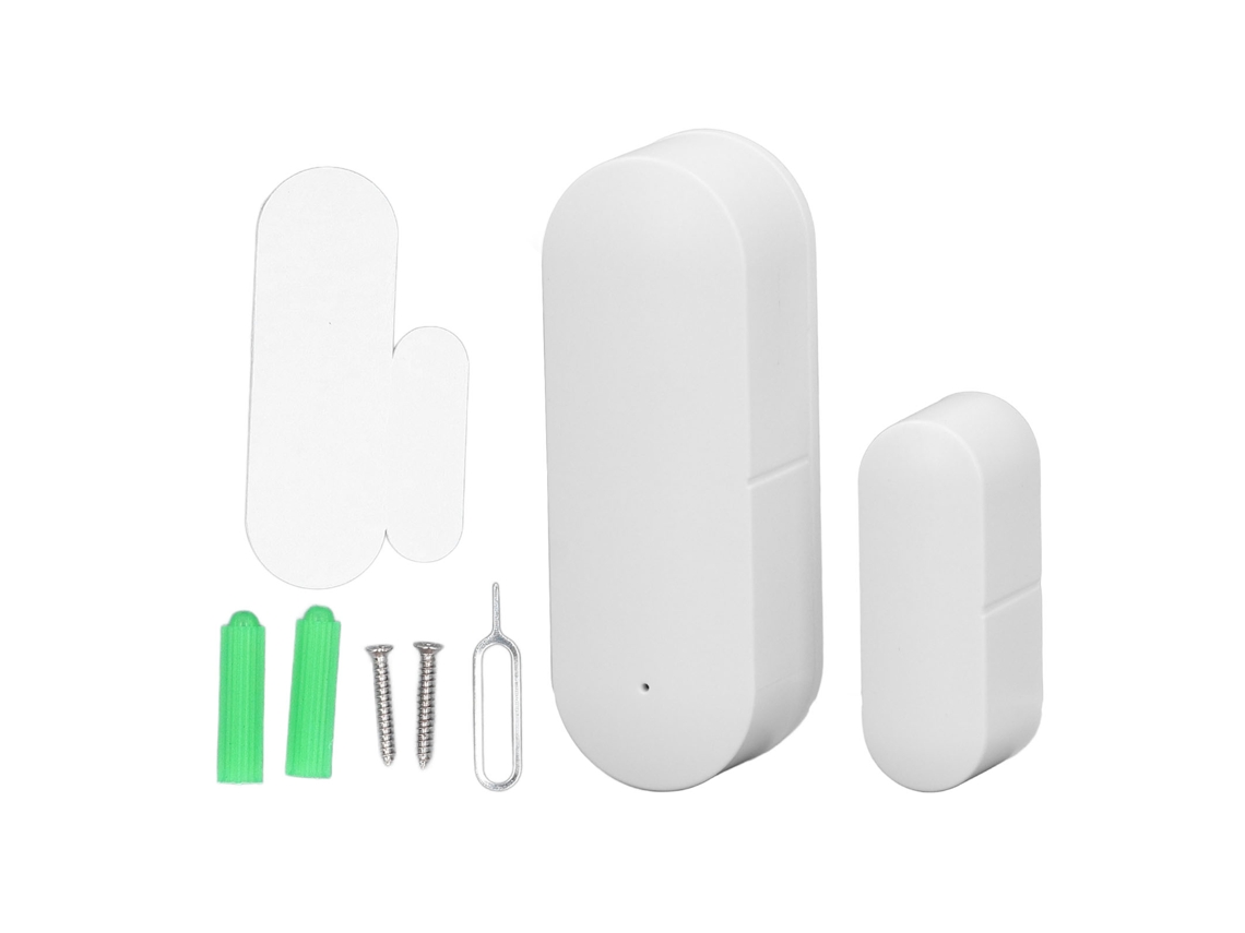Sensor Inalámbrico Inteligente Para Puertas Y Ventanas Con Control Por Voz Y Detector De Apertura Para Seguridad En Hogares Y Negocios.