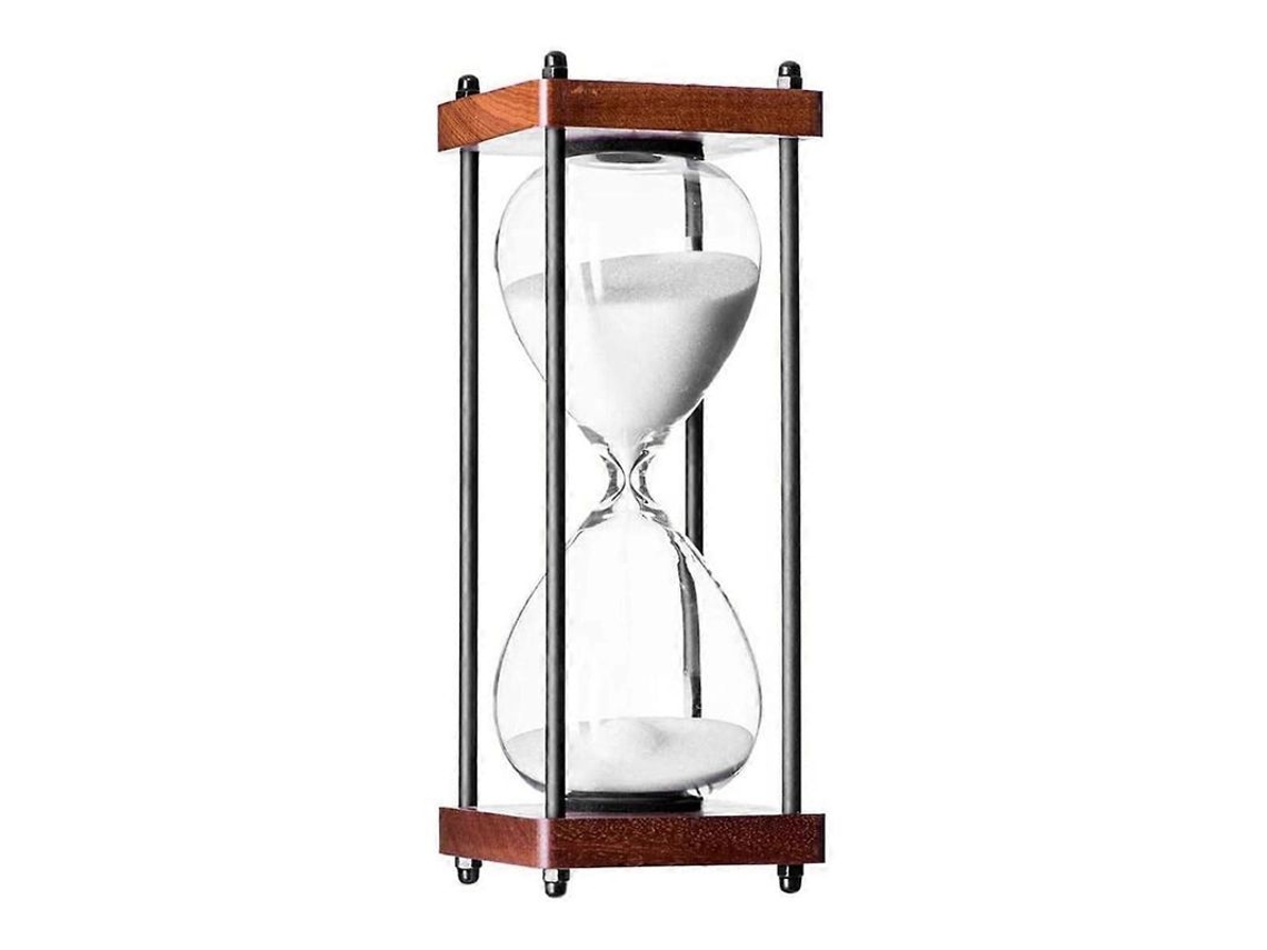 Reloj De Arena Grande Con Temporizador De 60 Minutos, Reloj De Arena Decorativo De Madera.