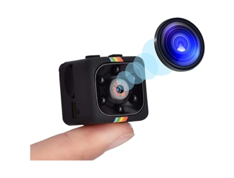Mini cámara de acción 1080P con micrófono, videocámara de visión nocturna portátil, cámara de salpicadero Full HD, grabadora de vídeo con detección...
