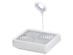 Aspirador de pó Rebe-Nail com luz, 40 W, profissional e potente, para salões de manicure, 110 V.