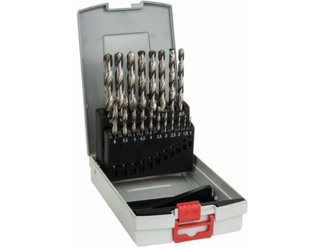 Conjunto de Brocas BOSCH para Metal Probox - 19 Un - Hss-G - Din 338 - 135° - 1- 10 mm