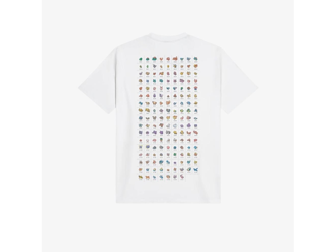 Camiseta Dolly Noire Pokedex Blanca