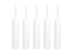 5 Tubos De Silicona Refillables Para Dispensar Calafate, Cartuchos Reutilizables Para Proyectos Diy Hogar 33x4,6cm Blanco