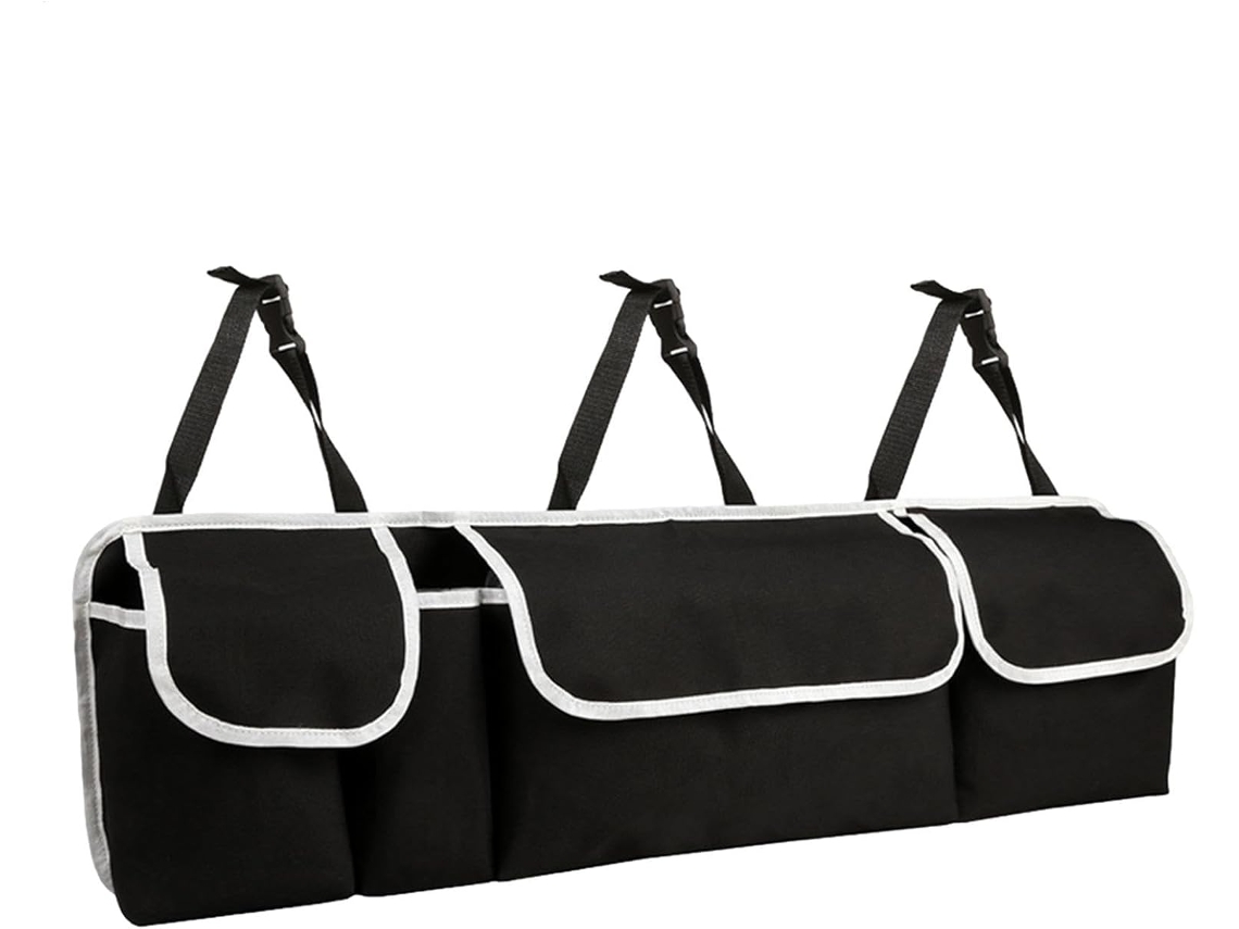 Organizador Para El Asiento Trasero – Bolsa De Almacenamiento Para Viajes En Coche | Multifuncional Con Múltiples Bolsillos