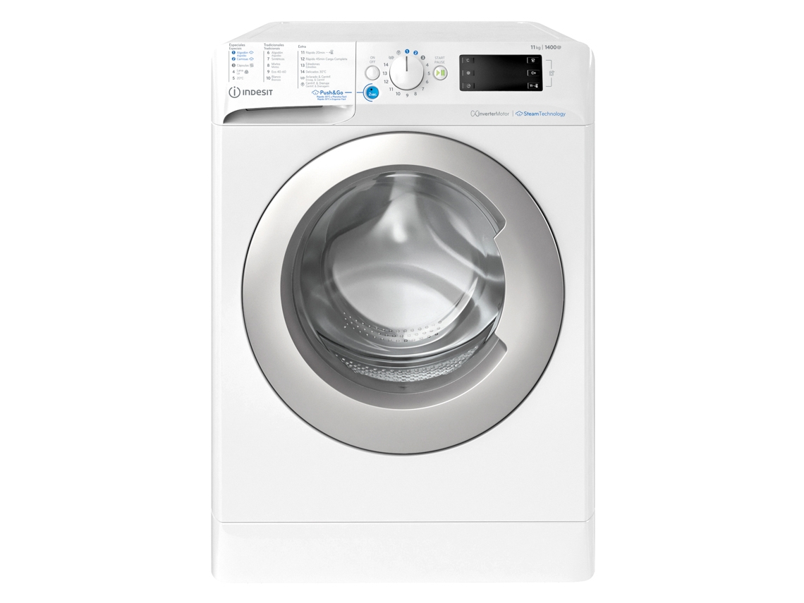 Lavadora INDESIT BWE 111496X WSV SPT (11 kg - 1400 rpm - Blanco)