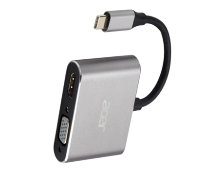 Adaptador ACER Hy41-T2 Tipo-C a Hdmi Vga para Huawei Mate40/P50 S20