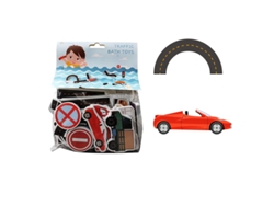 Quebra-cabeça De Banho Infantil Eva Espuma Educativo Diy Carrinho Pista Brinquedo Para Meninos Meninas