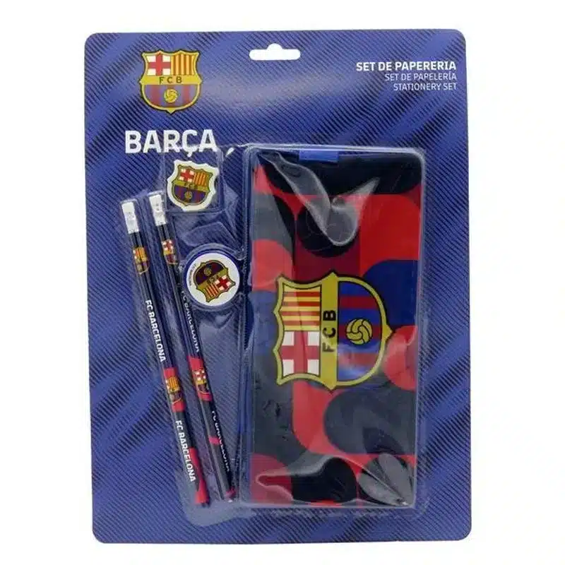 Set De Papelería Con Portatodo Triple Del Fc Barcelona Gs 722 Bc Cyp P24