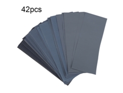Set De 42 Folhas De Lixa 120-3000 Folha Abrasiva Para Lixar Ferramenta De Polimento