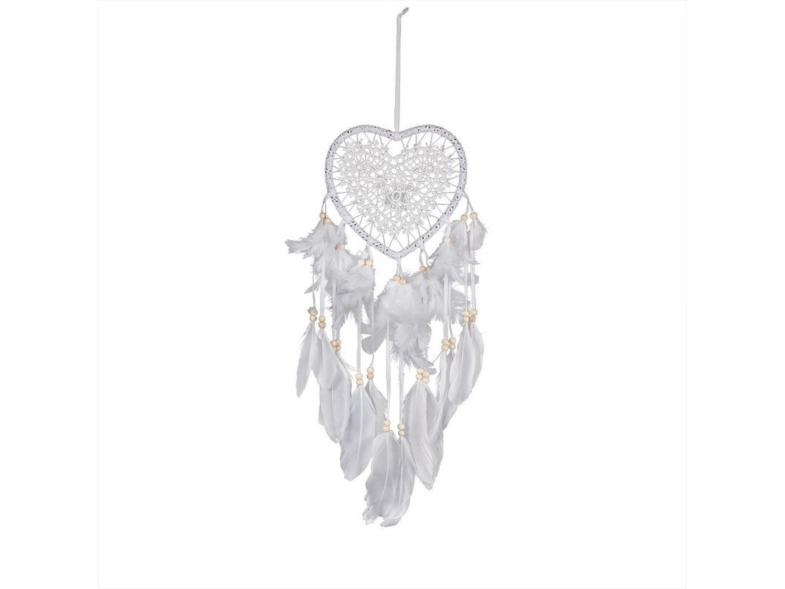 2026-red Heart Dream Catcher Con Luces Led, Decoración Boho Estilo Manual Para Pared, Romántica Para Bodas