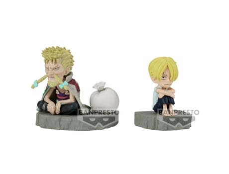 Figura Sanji & Zeff World Collectable Stories One Piece 6cm BANPRESTO