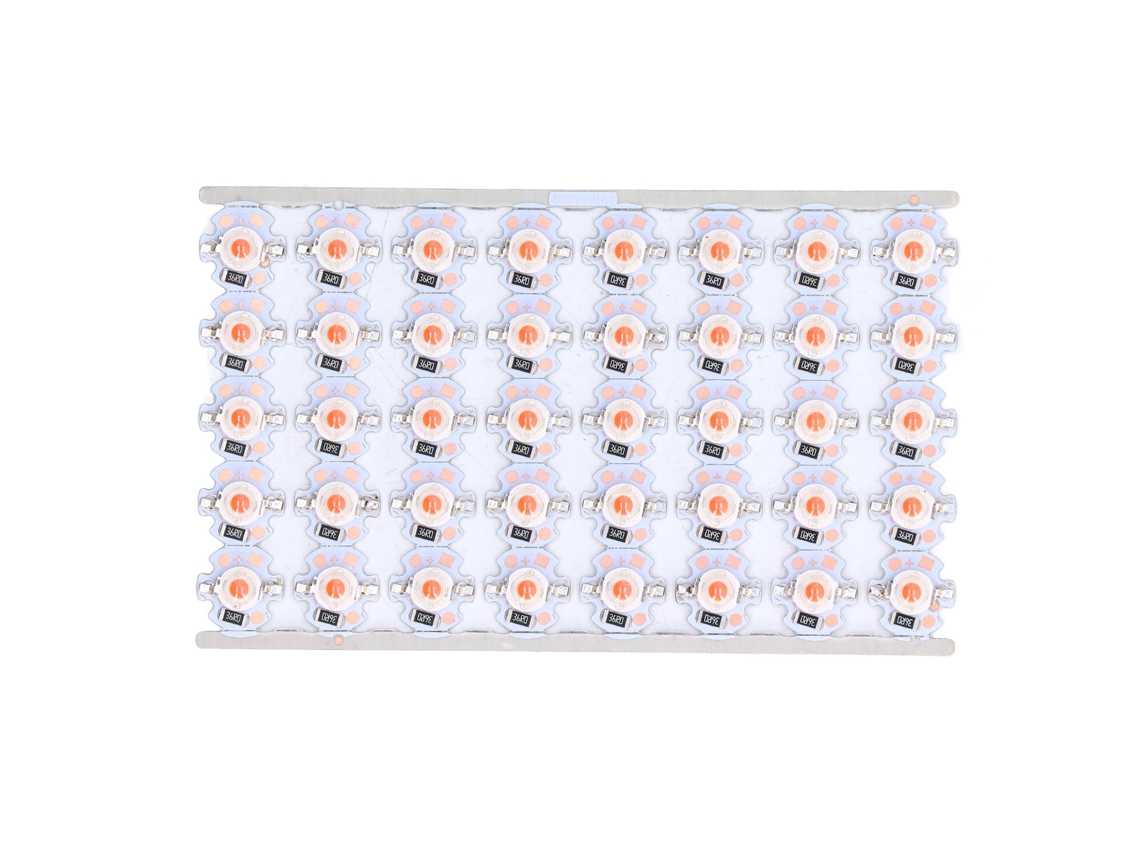 Bombilla Led De 1w 12v De Alto Brillo Y Bajo Consumo Con Placa De Aluminio Para Faros Delanteros/luces De Armario - Roja
