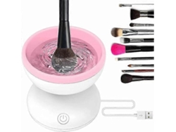 Cepillo de maquillaje eléctrico USB de un solo botón Rosewell, máquina de limpieza profunda