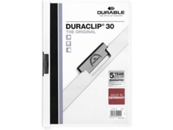 Carpeta DURABLE Duraclip 30 Transparente (A4 - 31x22cm - PVC)