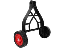 Kit De Ruedas Ajustables Para Cortacésped, Rueda De Soporte Para Cortacésped De Empuje