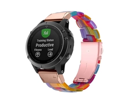 Correa de resina de lujo multicolor Garmin Tactix 7 Pro Ballistics Edition VEANXIN