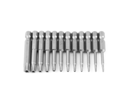 Juego De 12 Llaves Torx T5-t40, Mango Hexagonal De 1/4 De Pulgada, Seguridad Antimanipulación, Acero S2.