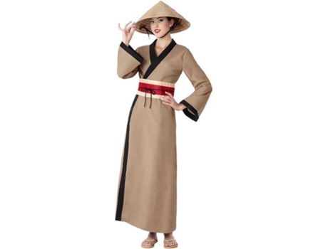 Disfraz de Mujer ATOSA geisha marrón (Tam: XL)
