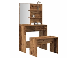Tocador | Mesa De Vestidor De Madera Antigua De Ingeniería