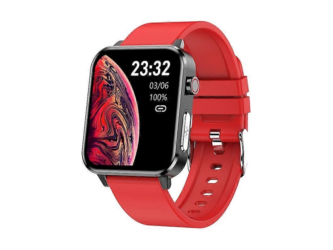 Reloj inteligente Bluetooth Loaniy E86 de 1,7 pulgadas con monitor de frecuencia cardíaca, color rojo Ly Ebike