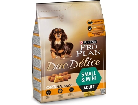 Pienso para Perros PURINA Pro Plan (2.5Kg - Seco - Razas Pequeñas - Adulto - Sabor: Pollo y Arroz)