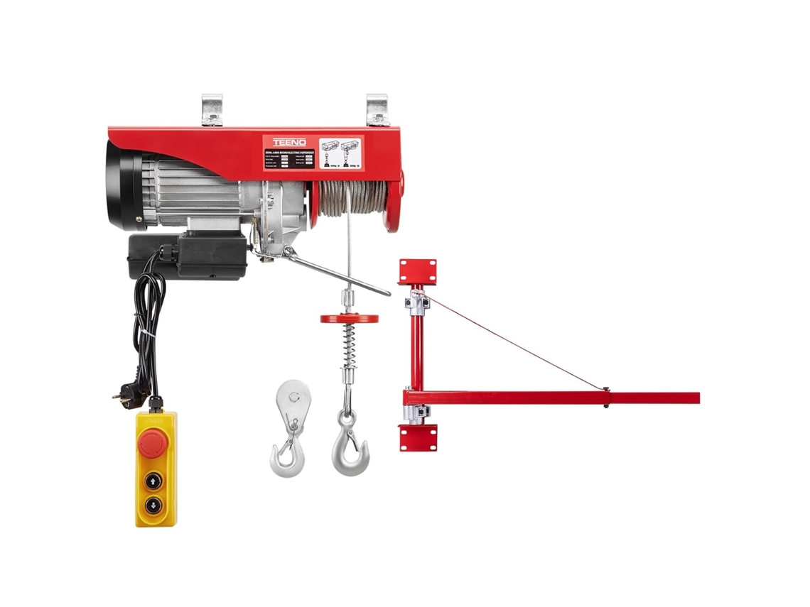Cabrestante Eléctrico Y Brazo De Soporte De Polipasto Eléctrico, Cabra Elevadora 220v 1200w