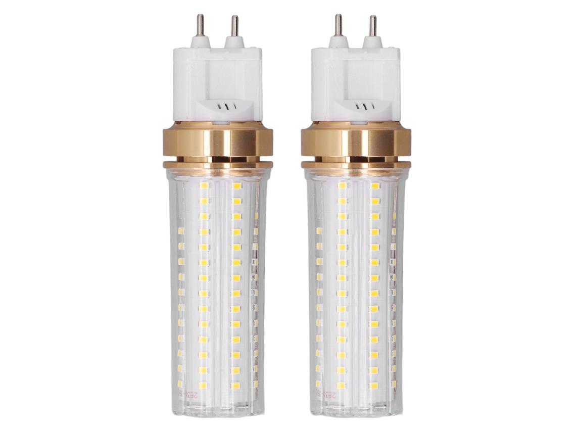 Yncm2026-2 Piezas Bombilla Led Maíz 20w 2000lm Ángulo 360° Base G12 Para Lámparas Techo Piso Hogar Luz Neutral