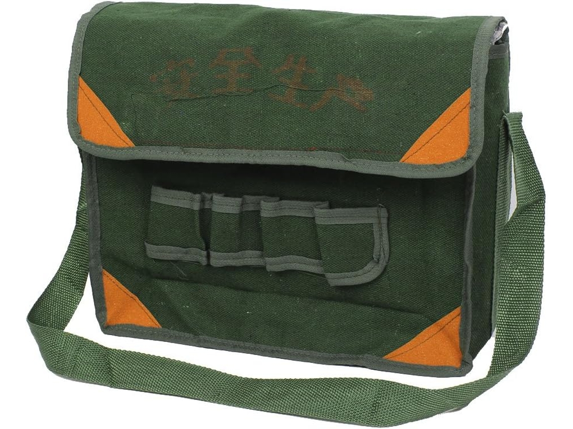 Bolso De Hombro De Lona Para Herramientas De Mecánico, Electricista Y Ferretería, Color Verde