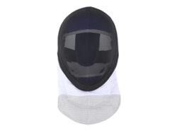 Ymsl Máscara De Esgrima Con Barbilla Acolchada Casco Protector Para Entrenamiento Diario Y Competencia Negro Talla L Hxl