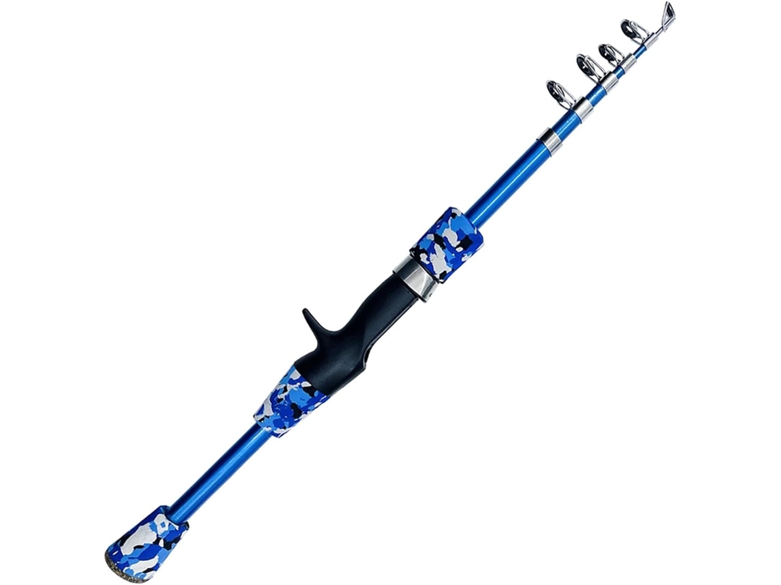 Caña De Pescar 1,3 M, 5, 8, Para Baitcasting, Con Señuelos, Telescópica, Ideal Carpas, Lucios Y Peces Azule...