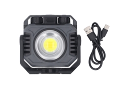 Bj-lanterna Led Cob Recarregável Ajustável Magnética Para Trabalho, Camping E Reparações De Carros