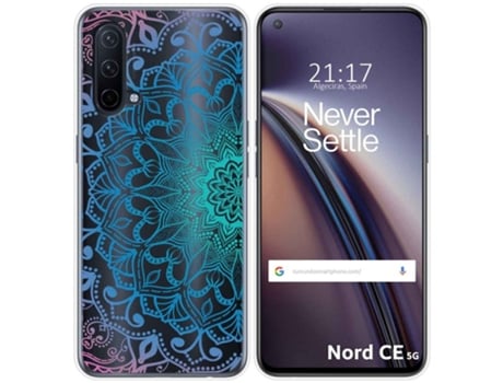 Carcasa OnePlus Nord CE 5G TUMUNDOSMARTPHONE Dibujos Transparente Multicolor