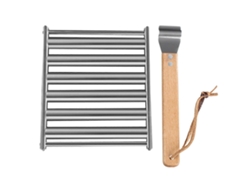 Parrilla Para Salchichas De Acero Inoxidable, Parrilla Práctica Para Enrollar Salchichas, Ideal Para Uso Interno Y Externo. Ref. 6083 Rosewell