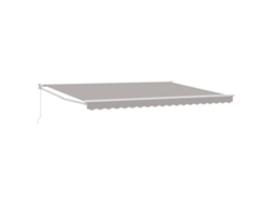 Vidaxl Toldo Retráctil Manual Gris Claro 4 X 2 M
