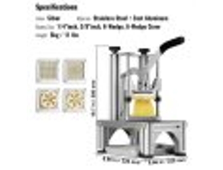 VEVOR vegetable cutter comercial vegetable cutter 4 cuchillas fritas cutter