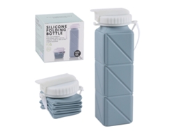 Botella de agua plegable de silicona de 610 ml