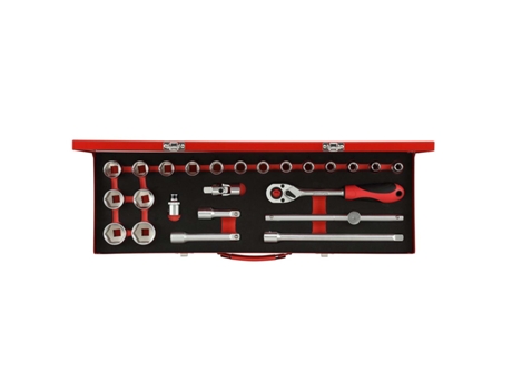 Juego De Llaves De Vaso 1/2 10 GEDORE RED R69004024 32 Mm, 24 Piezas (3300006)