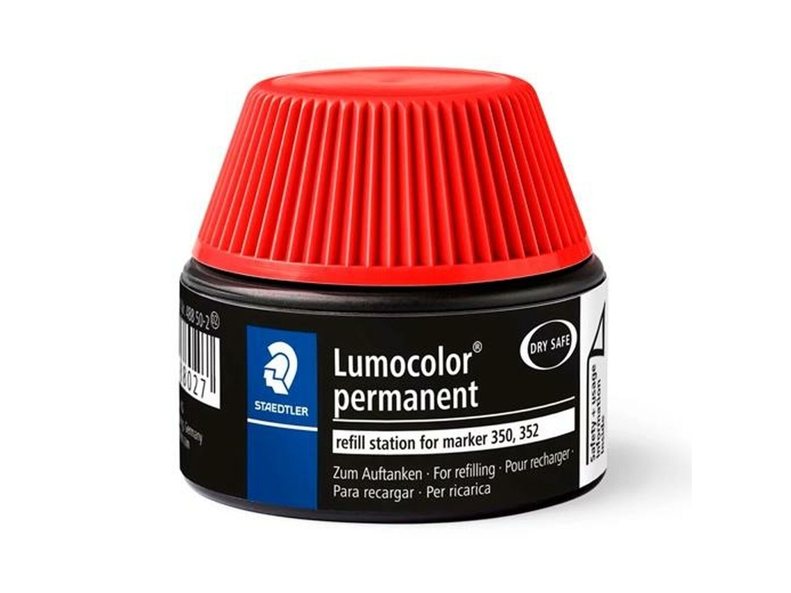 Tinta de recarga STAEDTLER LUMOCOLOR 350/352 Permanente Negro 30 ml