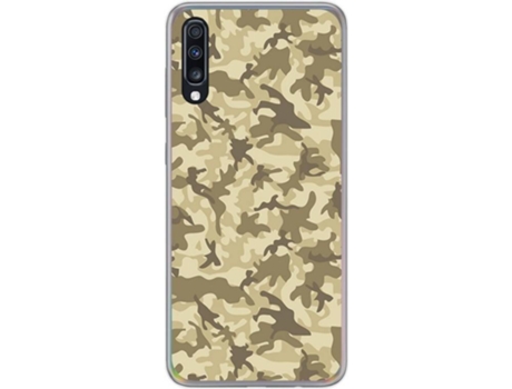 Carcasa Samsung Galaxy A70 TUMUNDOSMARTPHONE Sand Camuflaje Multicolor